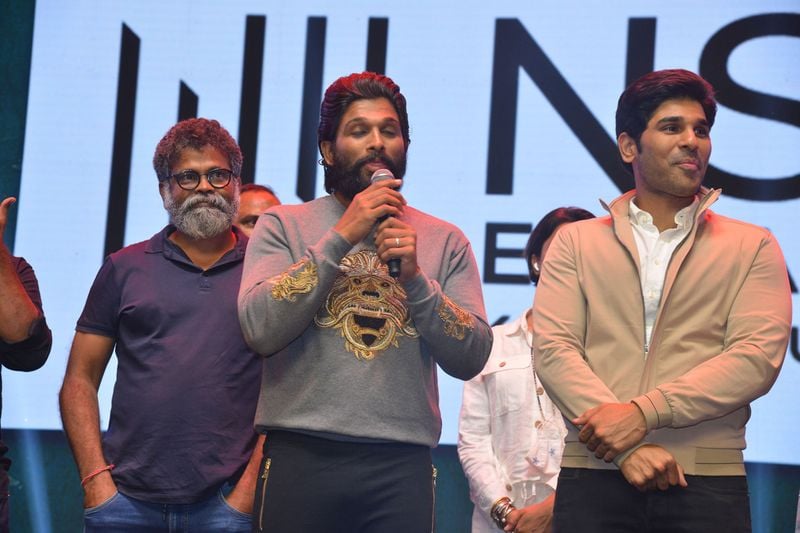పుష్ప ఫస్ట్ మీట్ ఈవెంట్ ఫోటోలు