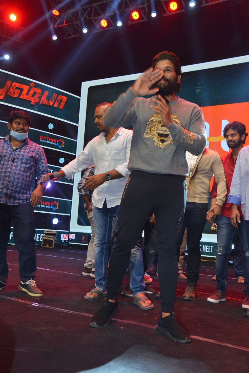 పుష్ప ఫస్ట్ మీట్ ఈవెంట్ ఫోటోలు