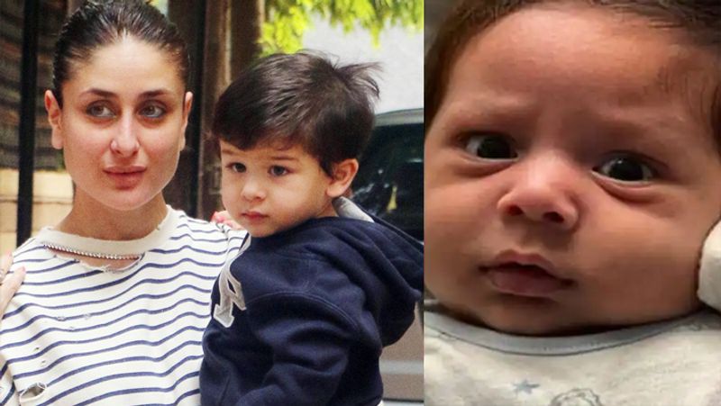 Today Kareena Kapoor shared an adorable family photo featuring her husband Saif Ali Khan and son Taimur playing with her newborn son.