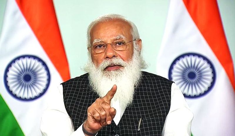 <p>Prime Minister Narendra Modi on Thursday called upon the nation to united and work on a war footing to break the chain of the second wave of Coronavirus which is sweeping through the country at the moment.<br />
</p>
<p>Addressing the chief ministers of many states on a day when the country logged over 100,000 Covid-19 cases for the second time this year, the Prime Minister called for a mass vaccination programme from April 11-14 for the eligible people with zero wastage and optimal use of resources.<br />
</p>
<p><strong>Here are highlights of his speech:</strong></p>