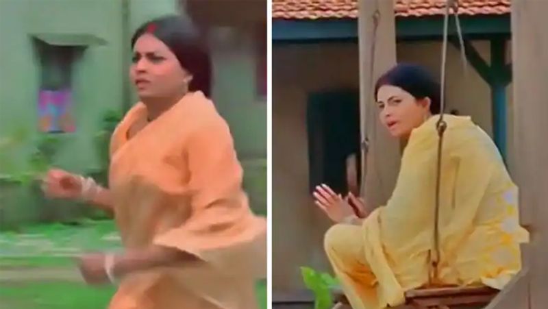 पति को गोली लगते ही झूले में बैठीं गीता सिद्धार्थ दौड़ती हैं तो गब्बर उन्हें भी गोली मार देता है। इसके बाद वो ठाकुर की बेटी निर्मला को भी गोली मार देता है। ठाकुर की फैमिली से सिर्फ जया बच्चन (छोटी बहू) और रामलाल ही बचते हैं। दरअसल, दोनों मंदिर चले जाते हैं।
