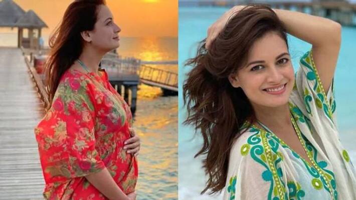 Mom to be Dia Mirza is doing prenatal exercises Mom to be Dia Mirza is doing prenatal exercises