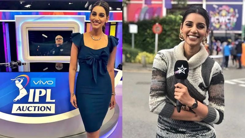 बता दें कि क्रिकेटर जसप्रीत बुमराह (Jasprit Bumrah) एंकर संजना के पति हैं और वो मुंबई इंडियंस (Mumbai Indians) के साथ खेल रहे हैं। इस टीम की जर्सी का रंग भी नीला है, जिससे गणेशन की ड्रेस की तुलना की जा रही है।
