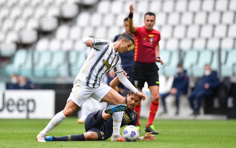 The reason behind Cristiano Ronaldo's throwing his jersey away following  Juventus' 3-1 win over Genoa