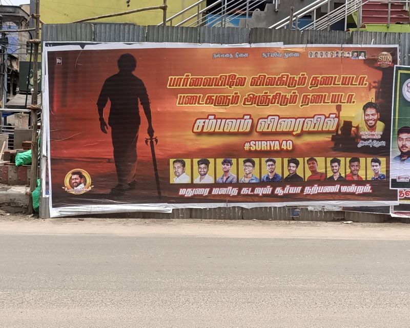 சமீபத்தில் மதுரையைச் சேர்ந்த சூர்யா ரசிகர்கள் ஊர் முழுவதும் ஓட்டிய #Suriya40 பட போஸ்டர்கள் சோசியல் மீடியாவில் வைரலானது. அதேபோல் விஜய், அஜித் ஆகியோருக்கும் அரசியல் வாசகங்களுடன் ஒட்டப்படும் போஸ்டர்கள் அவ்வப்போது சோசியல் மீடியாக்களில் வைரலாகி வருகின்றன. 