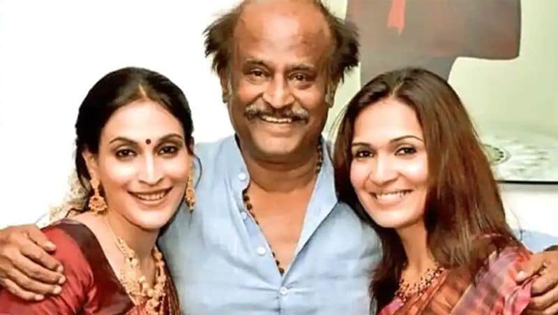 rajinikanth daughters sounsharya and aishwarya suddenly visit thirupathi temple