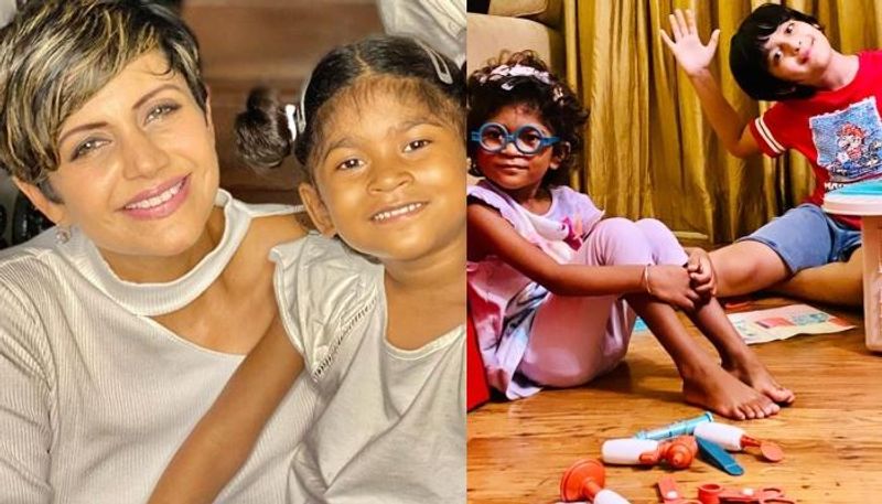 Mandira Bedi had written, “She has come to us Like a blessing from above Our little girl, Tara. Four years and a bit With eyes that sparkle like stars Sister to her Vir Welcoming her home With open arms and pure loveGrateful, thankful. Blessed. Tara Bedi Kaushal Became a part of our family on 28th July 2020.”