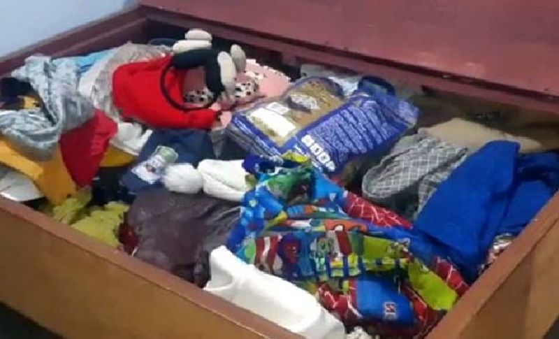 आरोपी दीपक ने इसी बॉक्स वाले पलंग में टीचर की लाश छिपाई थी।
