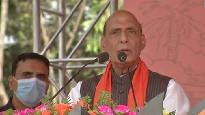 West Bengal Assembly Elections, Public Meeting of Union Defense Minister Rajnath Singh kpa West Bengal Assembly Elections, Public Meeting of Union Defense Minister Rajnath Singh kpa