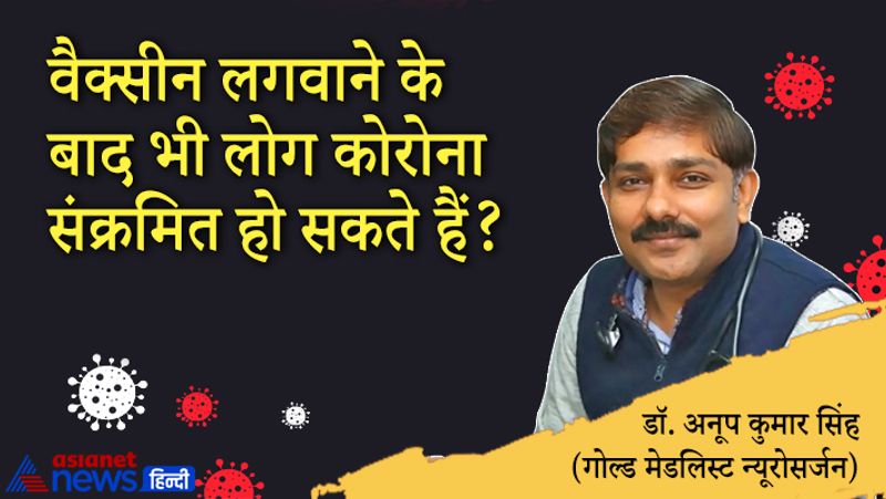सवाल- वैक्सीन लगवाने के बाद भी लोग कोरोना संक्रमित हो सकते हैं?
जवाब- ऐसे कई केस सामने आए हैं कि वैक्सीन लगने के बाद लोग संक्रमित हुए हैं। जिन लोगों को कोरोना वैक्सीन लगा है। वो लोग दोबारा वायरस का शिकार होते भी हैं तो वैक्सीन लेने के बाद दोबारा संक्रमण का प्रभाव बहुत कम होता है। ऐसे में आमतौर पर गंभीर समस्याएं देखने को नहीं मिलती हैं। अन्य लोगों की तुलना में जिन्होंने वैक्सीन नहीं लिया। इसे ऐसे भी समझ सकते हैं कि कोरोना वायरस जब हमारे शरीर में एंटर करता है तो बहुत तेजी से डिवाइड होकर ढेर सारी संख्या पैदा करता है। जब यही वायरस हमारे शरीर से निकलकर दूसरे के शरीर में जाता है तो बिल्कुल एक नया वायरस हो जाता है। इसलिए लोग बार-बार संक्रमित हो रहे हैं। लेकिन वैक्सीन लगवाने के बाद हमारा शरीर बीमारी के किसी न किसी हिस्से को पहचान जाता है और हमें गंभीर बीमार होने से बचा लेता है।