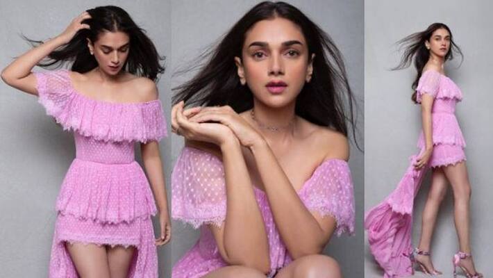 Aditi Rao Hydari looks gorgeous in pink dress Aditi Rao Hydari looks gorgeous in pink dress