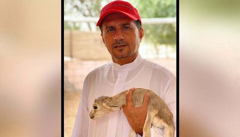 Masoud Alhammad, Lieutenant Colonel of Dubai, says it's important for keeping pets' mental health in check