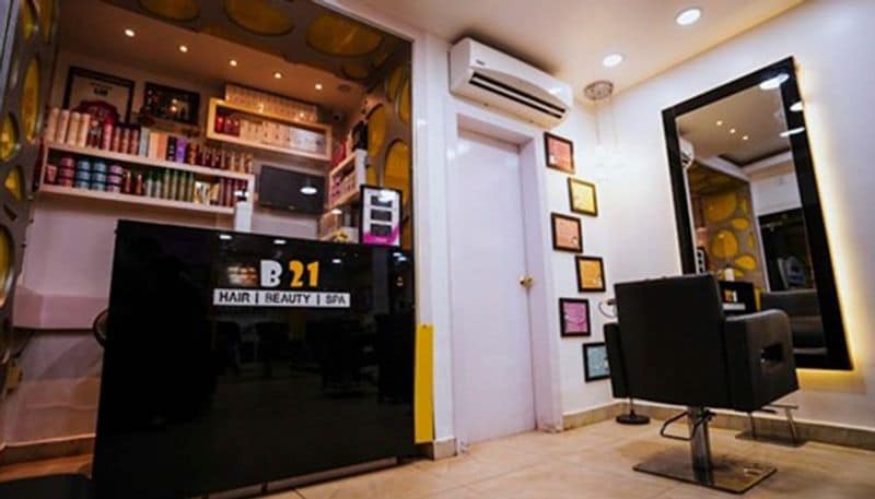 B 21 Salon's excellent services & good word of mouth has made it people's favourite