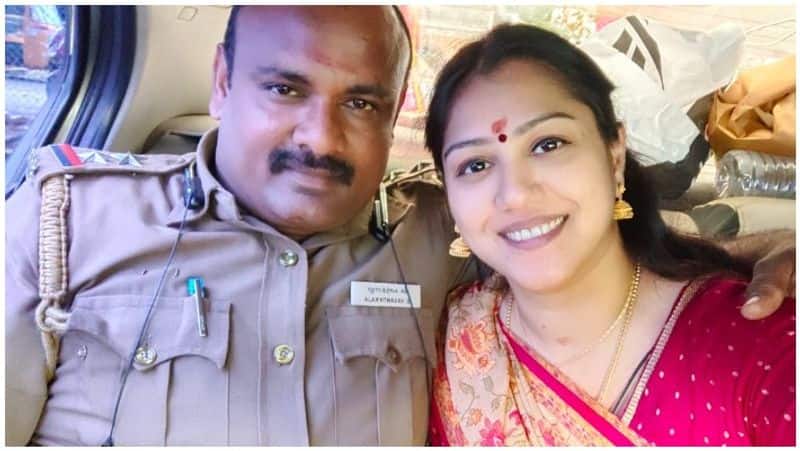 Actress Radha Complaints Police Sub Inspector, and Her Husband with Police DC.