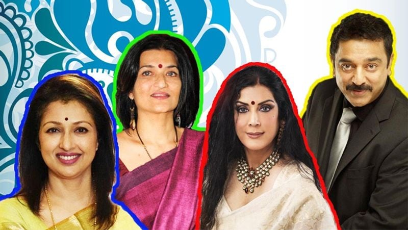 <p><strong>कमल हासन : </strong><br />
कमल हासन ने 1978 में वाणी गणपति से शादी की। यह शादी 10 साल चली और फिर 1988 में इनका तलाक हो गया। इसके बाद कमल एक्ट्रेस सारिका के साथ डेटिंग करने लगे। कमल और सारिका ने 1988 में शादी कर ली। शादी से पहले ही उनकी दो बेटियां श्रुति हासन और अक्षरा हासन पैदा हो गई थी। 2004 में सारिका से भी उनका तलाक हो गया। इसके बाद करीब 13 साल तक कमल हासन के साथ लिव इन में रहीं उनकी गर्लफ्रेंड और एक्ट्रेस गौतमी 2016 में उनसे अलग हो गईं। </p>