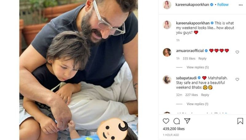 However, Bebo chose not to reveal her baby boy's face and so she carefully placed a baby emoji on his face. In the picture, we can see baby's cute lil hands making a tiny fist. 