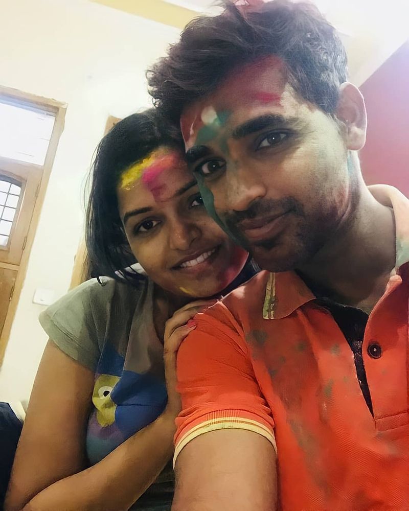 భారత క్రికెటర్, సన్రైజర్స్ హైదరాబాద్ ప్లేయర్ భువనేశ్వర్ కుమార్, నుపూర్ నగర్ ఇన్స్టాగ్రామ్ ఫోటోలు...