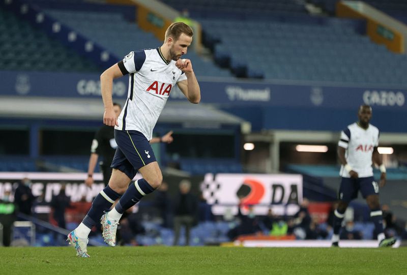 Kane has become the joint third player in the EPL to score more than 20 goals in a season on five occasions, along with Thierry Henry. Leading him are Alan Shearer (7) and Sergio Agüero (6).