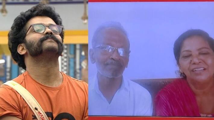 bigg boss surprised manikuttan with a video call of his parents bigg boss surprised manikuttan with a video call of his parents