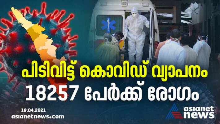 Kerala covid positive cases rise to 18257 in 24 hours Kerala covid positive cases rise to 18257 in 24 hours