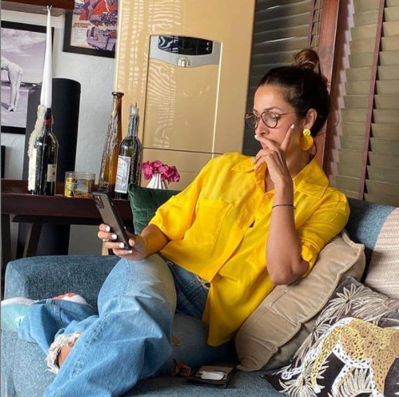 Malaika’s house is primarily ruled by white and grey.