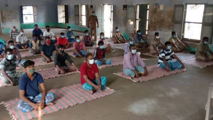 isha conducting special yoga camp in tamil nadu prisons which help to improve immunity isha conducting special yoga camp in tamil nadu prisons which help to improve immunity