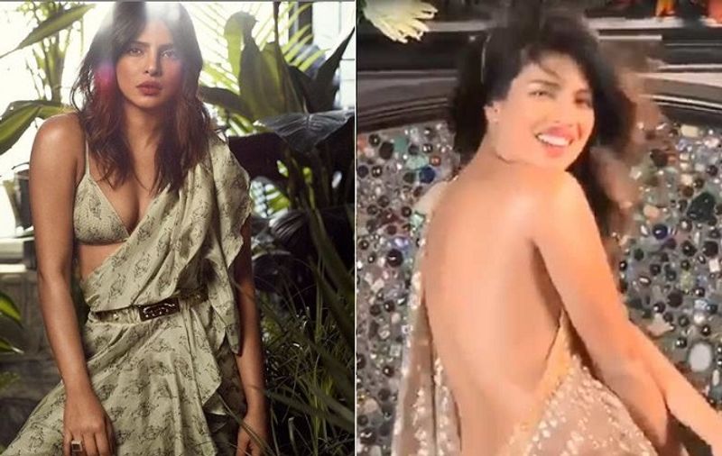 The actress uploaded several images of her desi look wearing different sarees, but her skin showed in the traditional attire and annoyed many on social media. But the designer had defended Priyanka's most talked-about look.