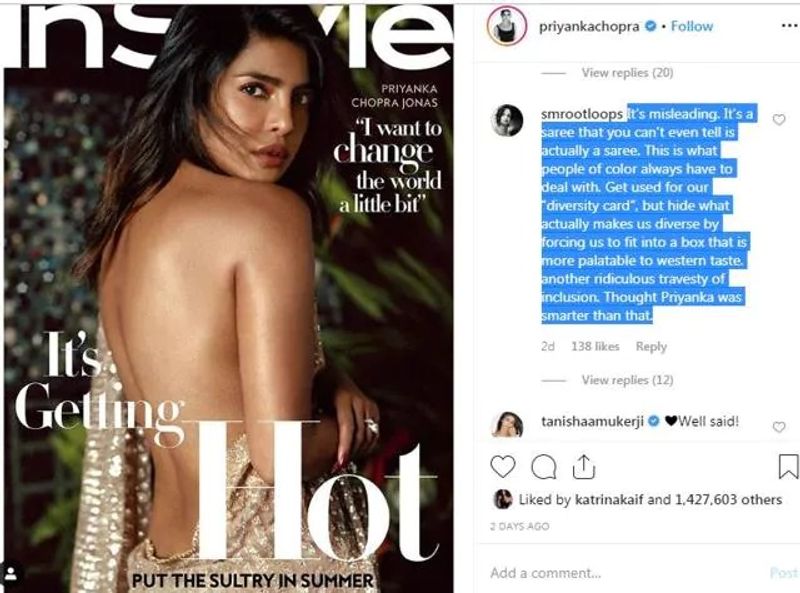 But, designer Tarun Tahiliani came to Priyanka's rescue and said that there was nothing vulgar about Priyanka going backless in a saree.