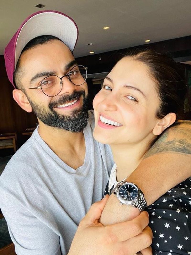 Recently, Kohli shared a picture with Anushka, where he is seen hugging her by her neck, both smile, while Anushka clicks a selfie. Kohli captioned the photo with a heart emoji.