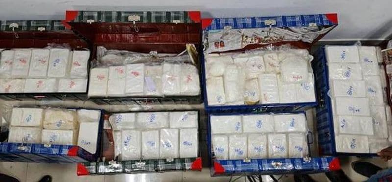<p>Upon examination, the suspected container was found to contain nine bags concealed between the rows of wooden logs.<br />
</p>
<p>DRI officials recovered 302 white-coloured compressed bricks wrapped in multiple layers of packing material inside the bags. <br />
</p>
<p>The contraband, which weighed over 303 kg, was seized under the provisions of the NDPS Act, 1985. Further investigation is underway to ascertain the origin of the consignment.</p>