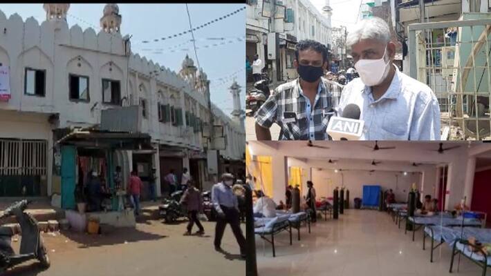 amid surge in covid case Vadodaras Jahangirpura Masjid converted into COVID facility amid surge in covid case Vadodaras Jahangirpura Masjid converted into COVID facility
