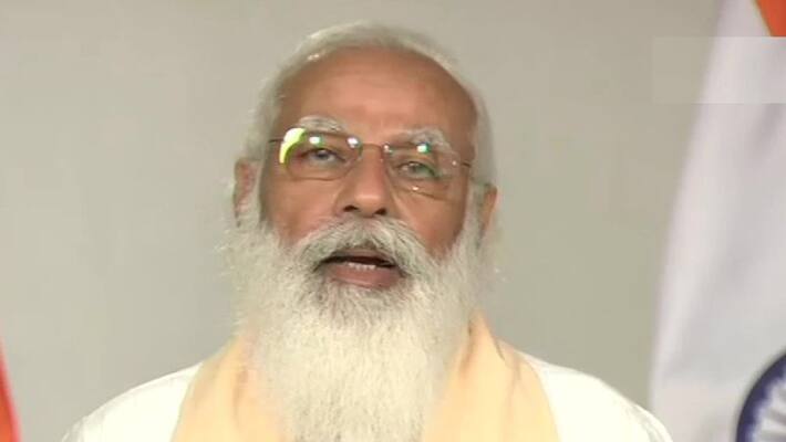 PM Modi chairs meeting on Covid-19 situation with Chief Ministers KPP PM Modi chairs meeting on Covid-19 situation with Chief Ministers KPP