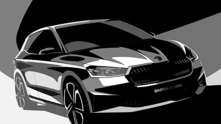 Skoda Fabia official sketches teased Skoda Fabia official sketches teased