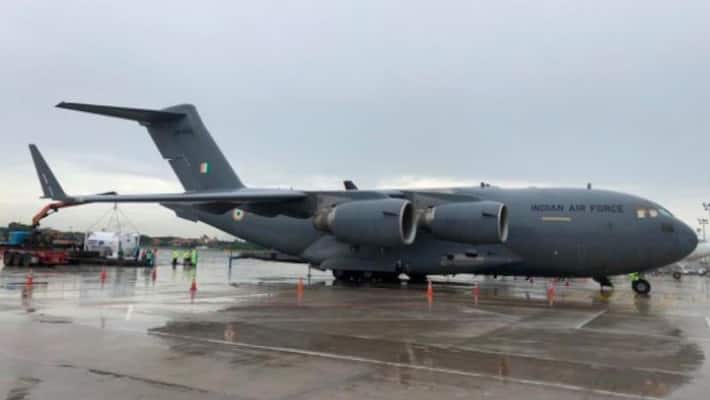 Indian Air Force's special flight to evacuate over 85 Indians from Kabul gcw Indian Air Force's special flight to evacuate over 85 Indians from Kabul gcw