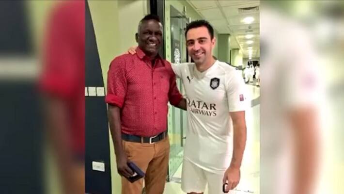 Xavi Hernandez wishes Indians Football Team former captain I M Vijayan on 52th Birthday Xavi Hernandez wishes Indians Football Team former captain I M Vijayan on 52th Birthday