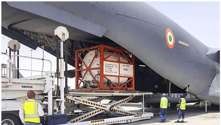 UAE sends oxygen carrying tankers to India UAE sends oxygen carrying tankers to India