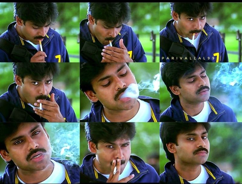 `ఖుషి` పవన్ సిగరేట్ తాగింది బహుశా ఈ సినిమాలోనే అయ్యిండొచ్చు. ఆతర్వాత ఆయన మరే సినిమాలోనూ సిగరేట్ తాగలేదు.