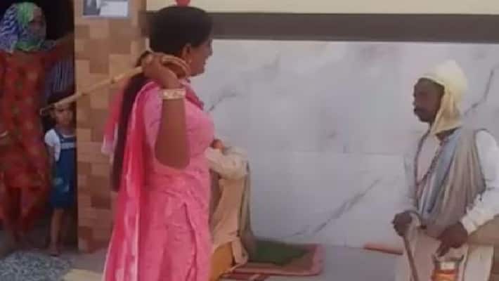 rajasthan news hanumangarh news ward parshad slaps sadhu on Without wearing a mask kpr rajasthan news hanumangarh news ward parshad slaps sadhu on Without wearing a mask kpr