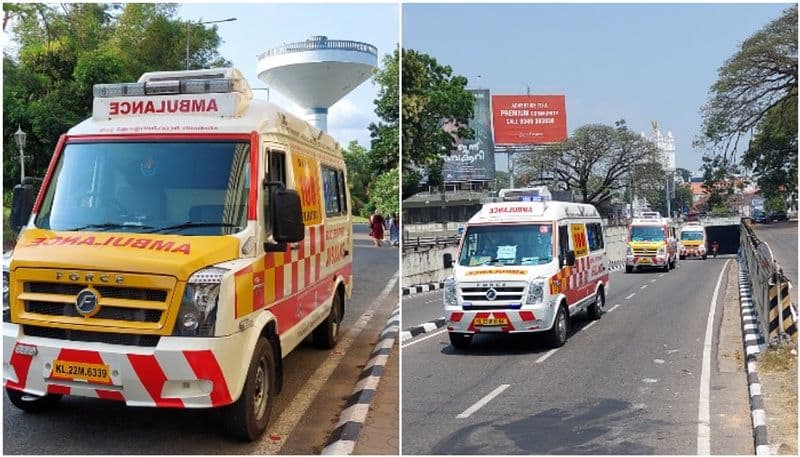 Ambulances lined up .. successive casualties .. no Vijayabaskar? Longing officers