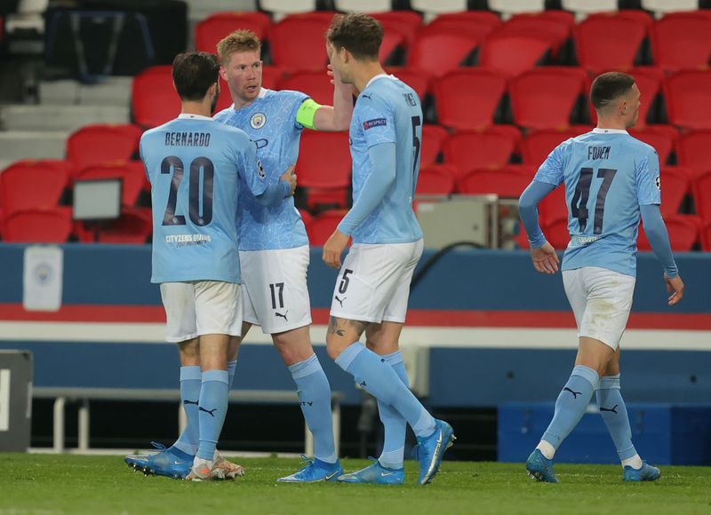 Following the break, City came up with great intent, as it produced a couple of attacks by the 61st minute. Nevertheless, three minutes later, Kevin De Bruyne drew the equaliser for City by netting the ball into the bottom corner, thanks to Oleksandr Zinchenko’s assist.