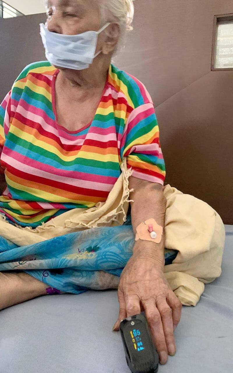 97 Year Old Woman Recover From Coronavirus in Raichur grg