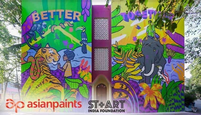 Asian Paints partners with St+art India to Donate a Wall