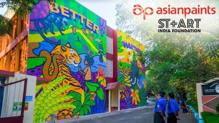Asian Paints partners with St+art India to Donate a Wall Asian Paints partners with St+art India to Donate a Wall