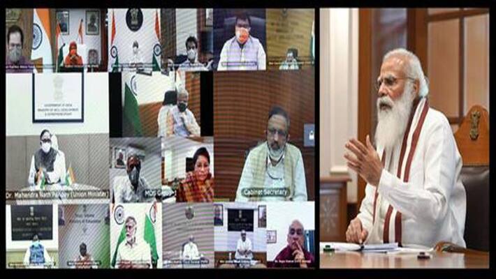 PM Modi chaired Council of Ministers meeting, said to stay in touch with people DHA PM Modi chaired Council of Ministers meeting, said to stay in touch with people DHA