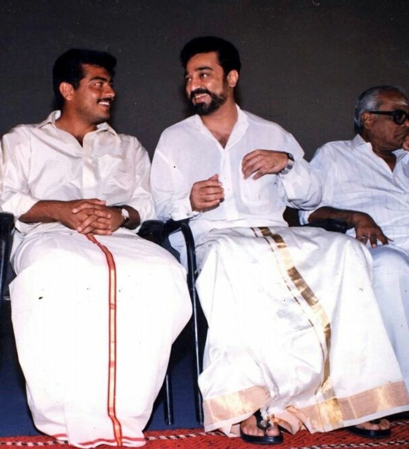 కమల్తో మరో సందర్భంలో అజిత్.. మాటామంతి.