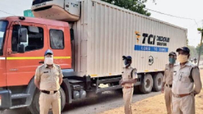 madhya pradesh corona vaccine trucks loaded with 240 lakh doses of covaxine in narsinghpur missing driver KPR madhya pradesh corona vaccine trucks loaded with 240 lakh doses of covaxine in narsinghpur missing driver KPR
