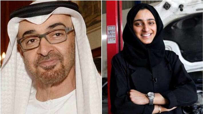 Abu dhabi crown prince calls up first Emirati female mechanic Abu dhabi crown prince calls up first Emirati female mechanic