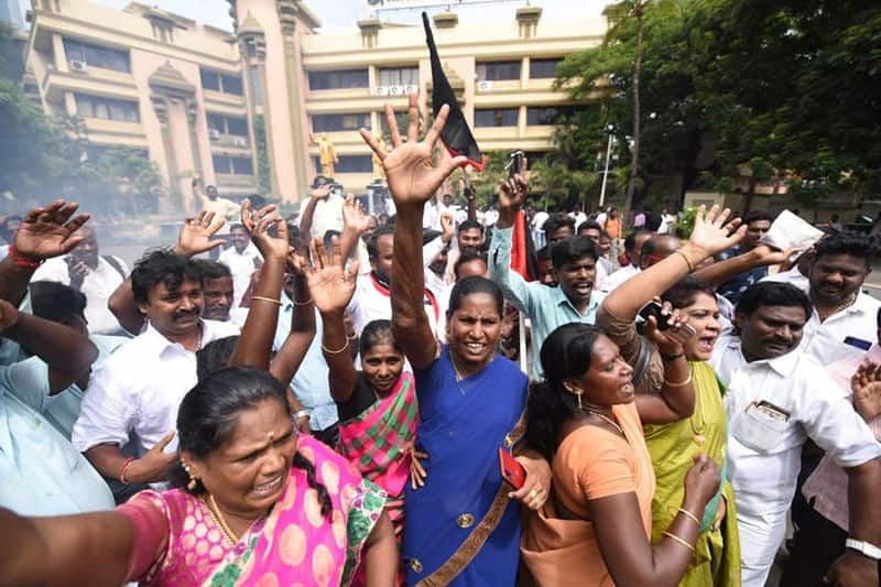 Failing to stop the celebration at Anna Arivalayam Police Inspector Suspended
