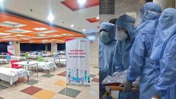 tech mahindra converts noidas cafeteria as covid care center tech mahindra converts noidas cafeteria as covid care center