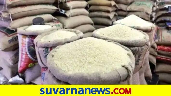 600 Quintal Anna Bhagya Rice Found at Gajendragad in Gadag grg 600 Quintal Anna Bhagya Rice Found at Gajendragad in Gadag grg